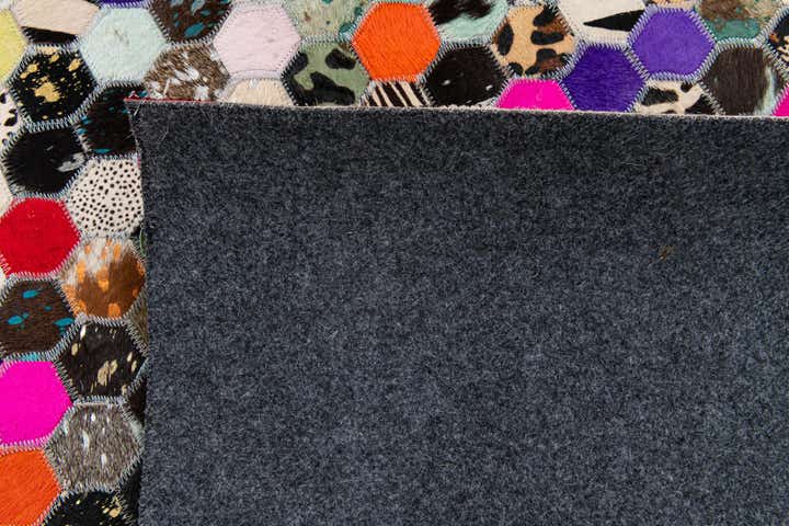 5' 1 x 7' 10 Cowhide Stocks Rug