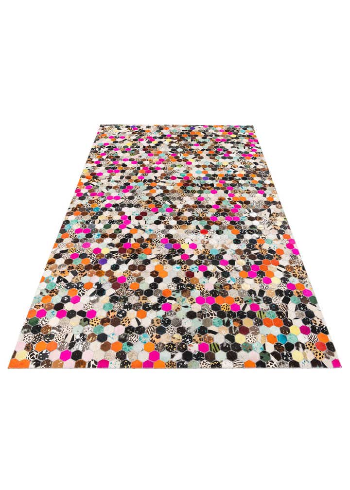 5' 1 x 7' 11 Cowhide Stocks Rug