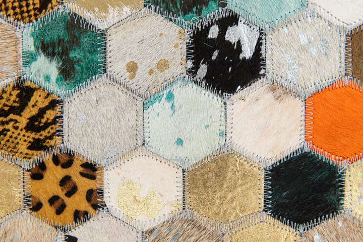 5' x 8' 1 Cowhide Stocks Rug