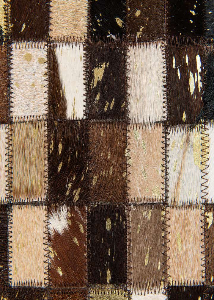5' x 7' 10 Cowhide Stocks Rug