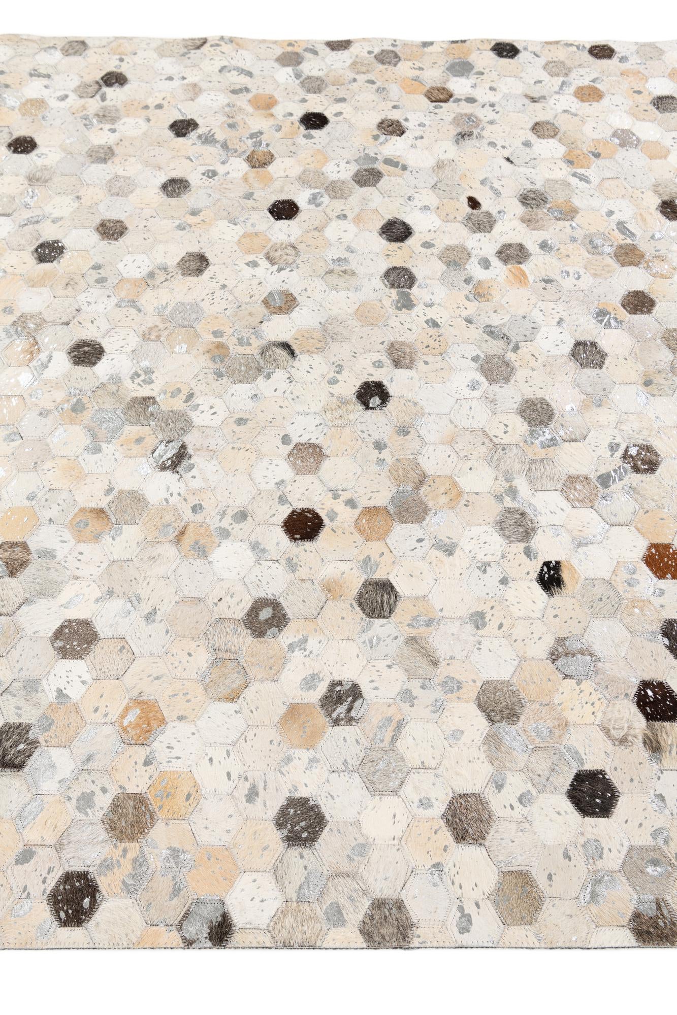 5' 1 x 8' 1 Cowhide Stocks Rug