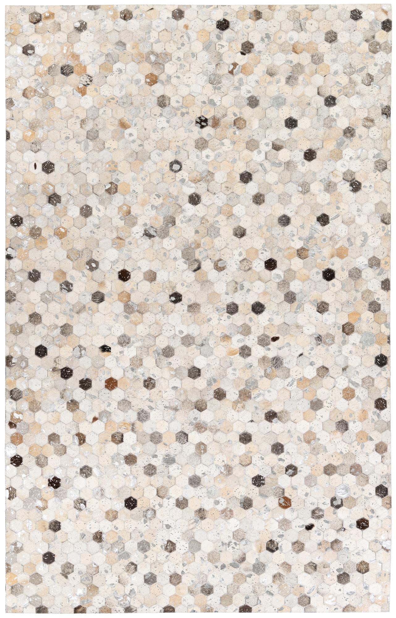 5' 1 x 8' 1 Cowhide Stocks Rug