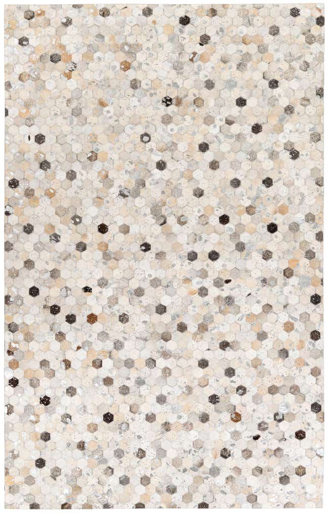 5' 1 x 8' 1 Cowhide Stocks Rug