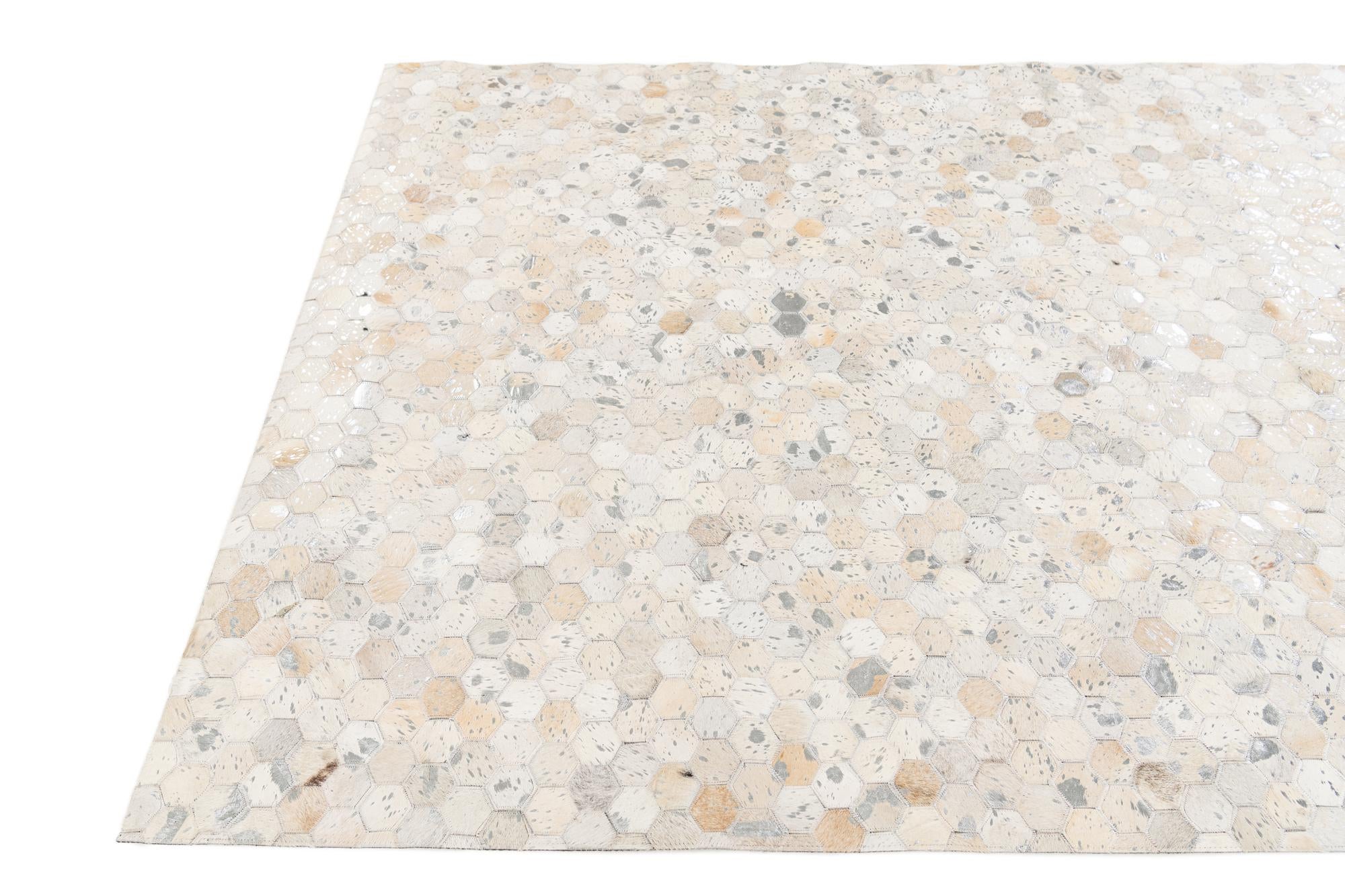 5' 1 x 8' 1 Cowhide Stocks Rug