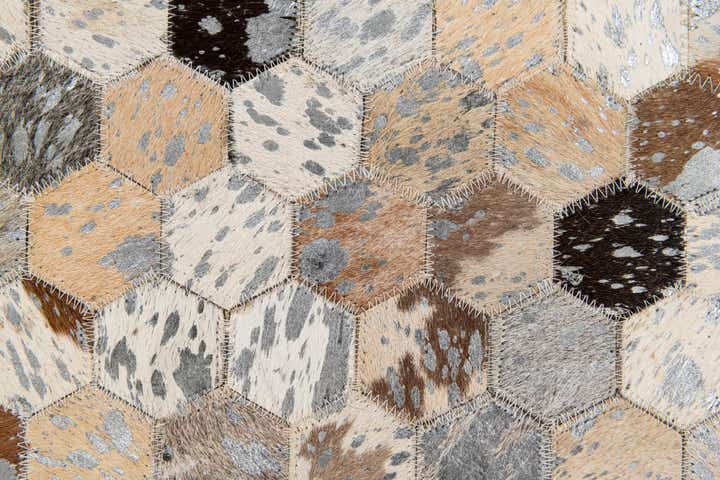 5' 4 x 7' 6 Cowhide Stocks Rug