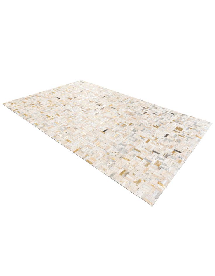 Detail image of 5' x 7' 11 Cowhide Stocks Rug
