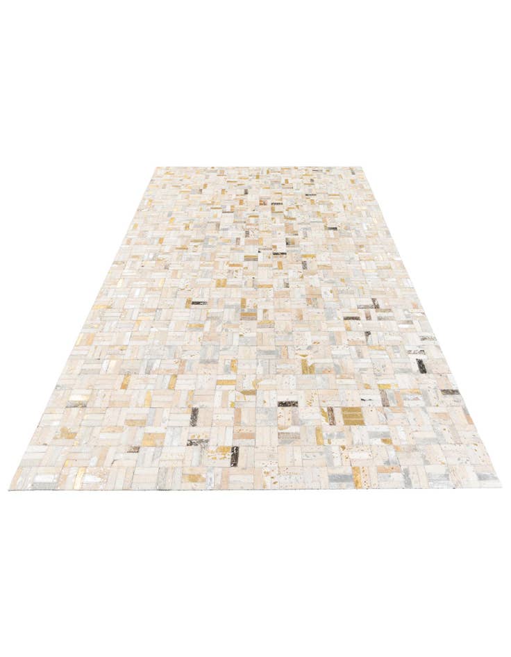 Detail image of 5' x 7' 11 Cowhide Stocks Rug