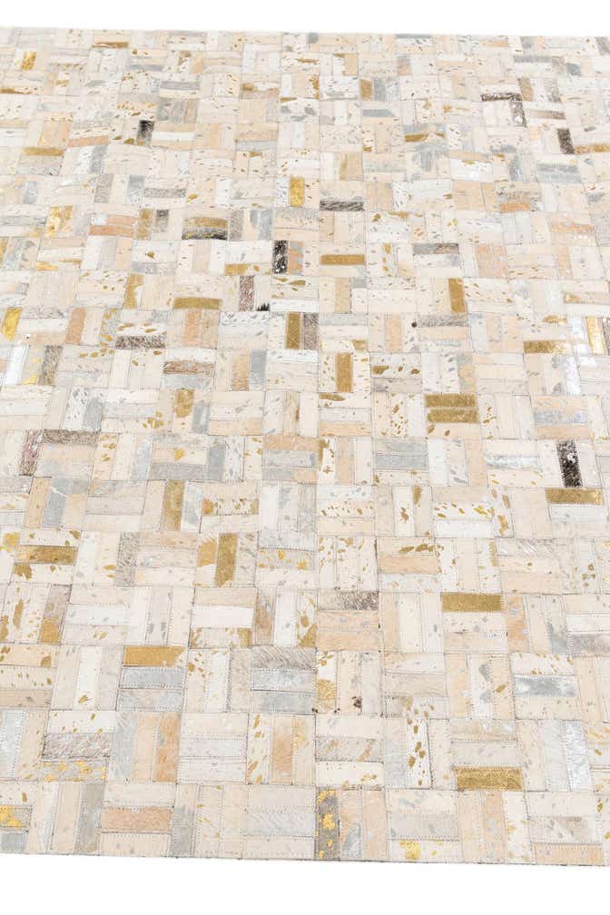 5' x 7' 11 Cowhide Stocks Rug