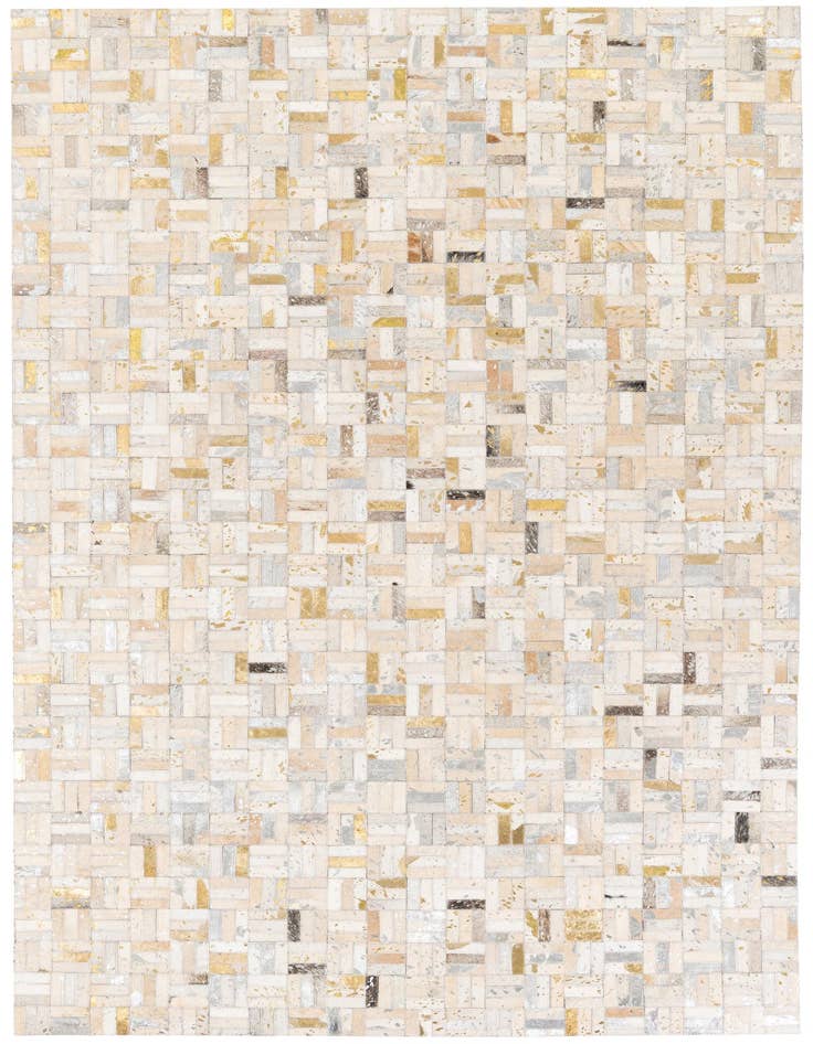 Detail image of 5' x 7' 11 Cowhide Stocks Rug