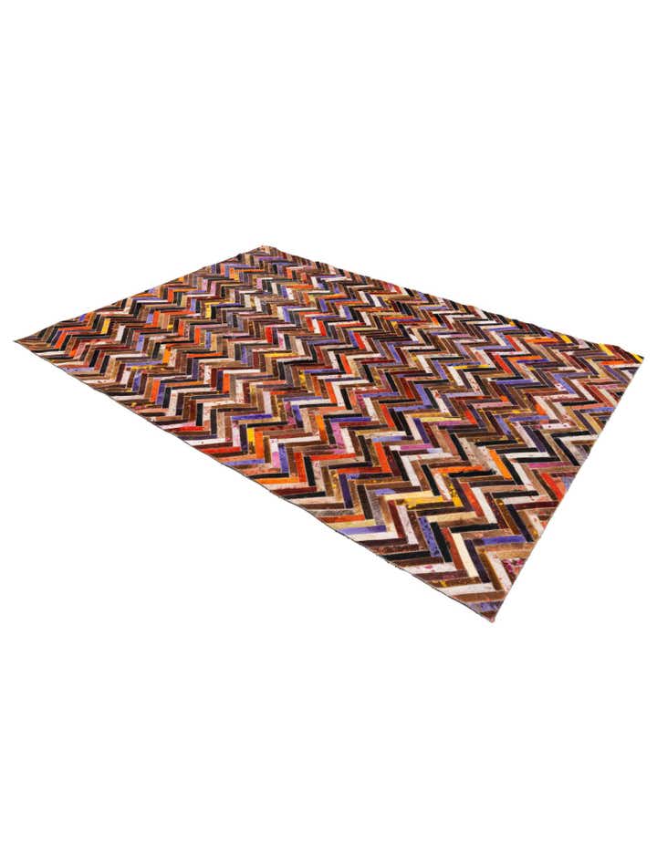 5' 4 x 7' 6 Cowhide Stocks Rug