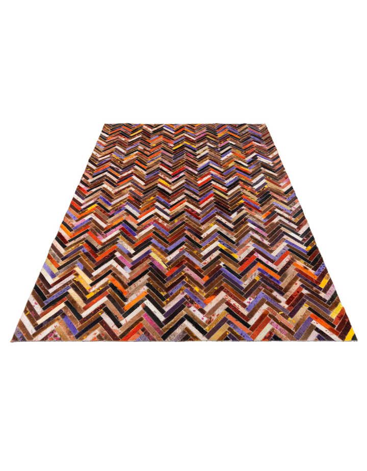 5' 4 x 7' 6 Cowhide Stocks Rug