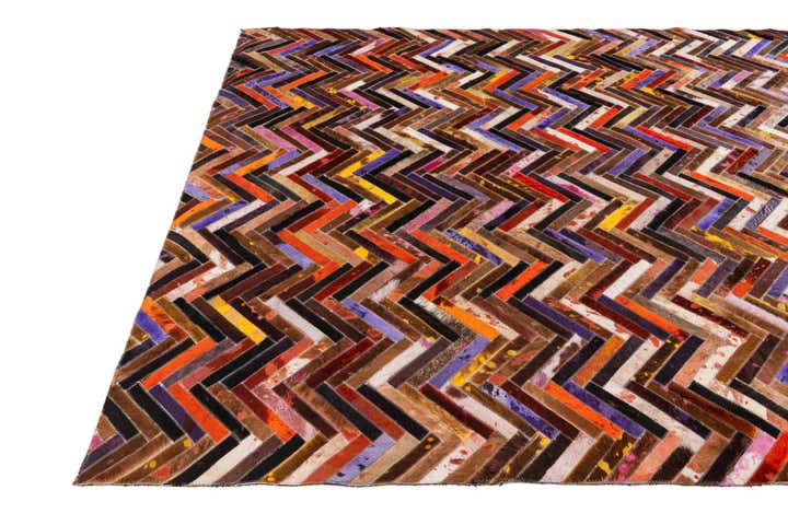 5' 4 x 7' 6 Cowhide Stocks Rug
