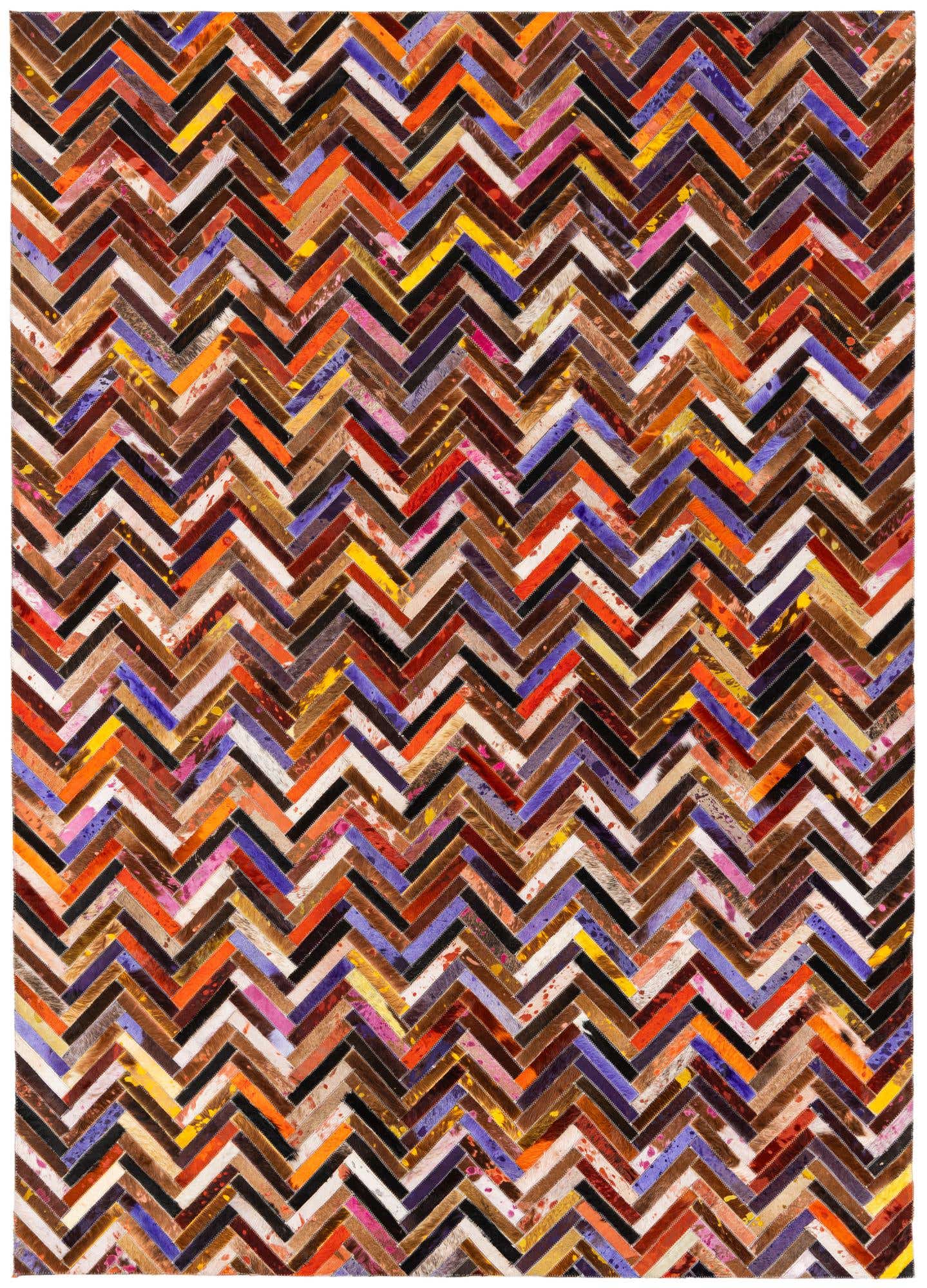 5' 4 x 7' 6 Cowhide Stocks Rug