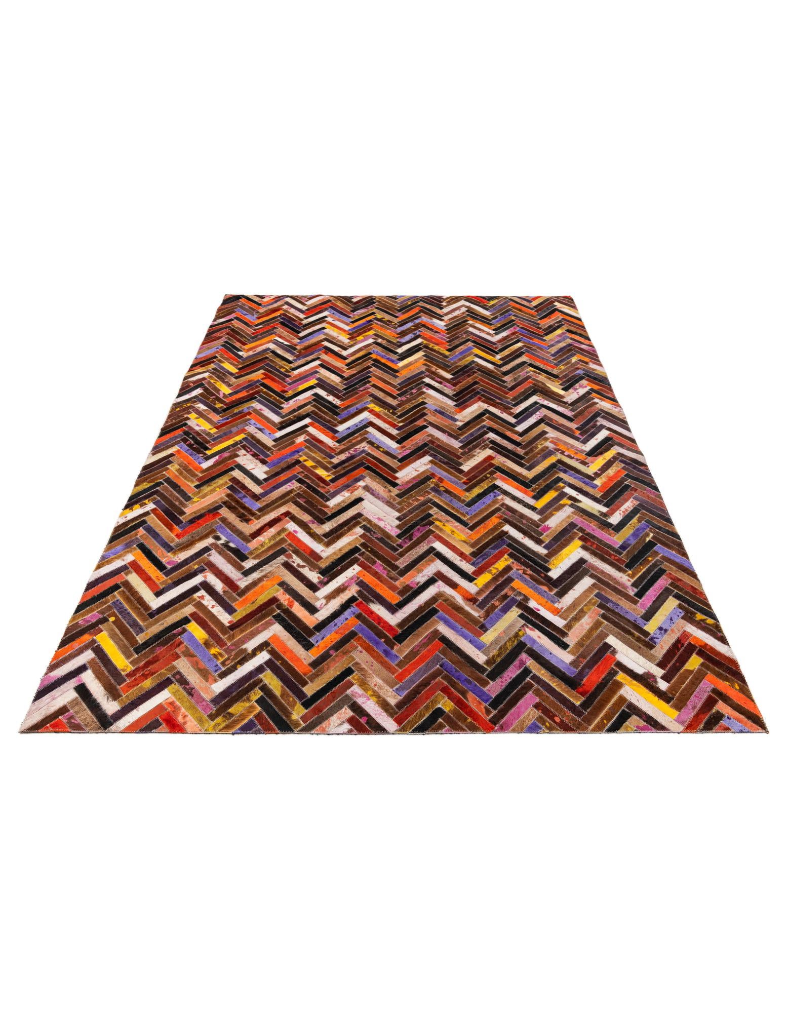 5' 5 x 7' 6 Cowhide Stocks Rug