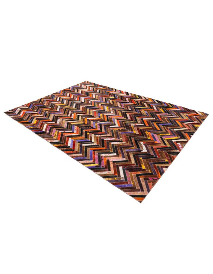 5' 5 x 7' 6 Cowhide Stocks Rug