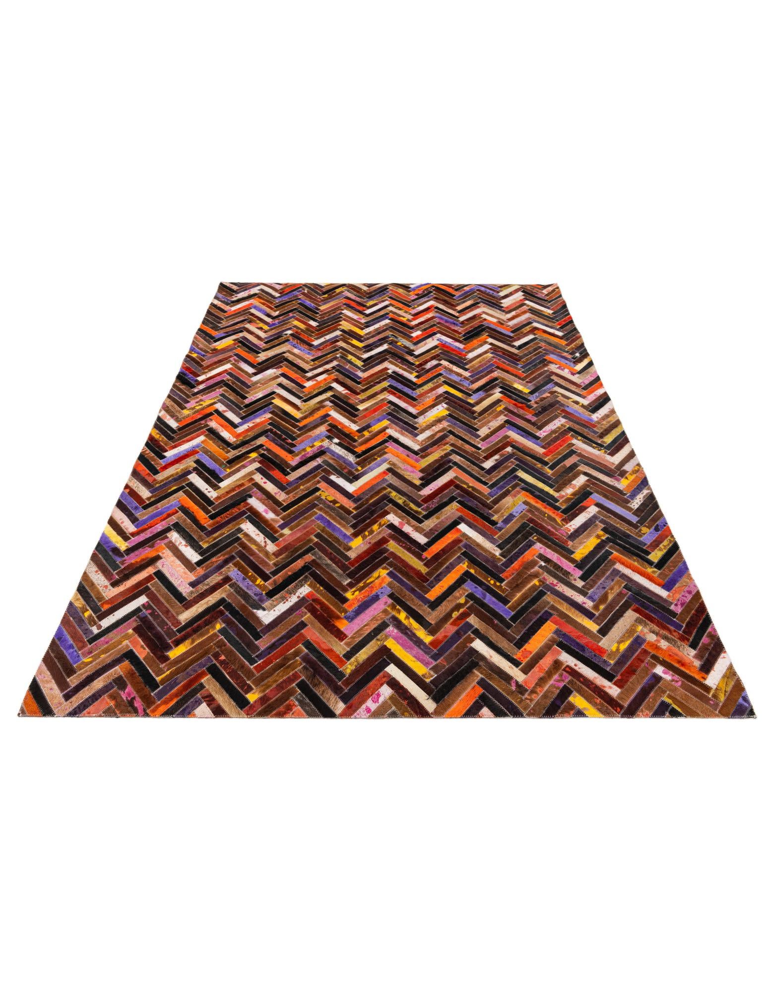 5' 5 x 7' 6 Cowhide Stocks Rug