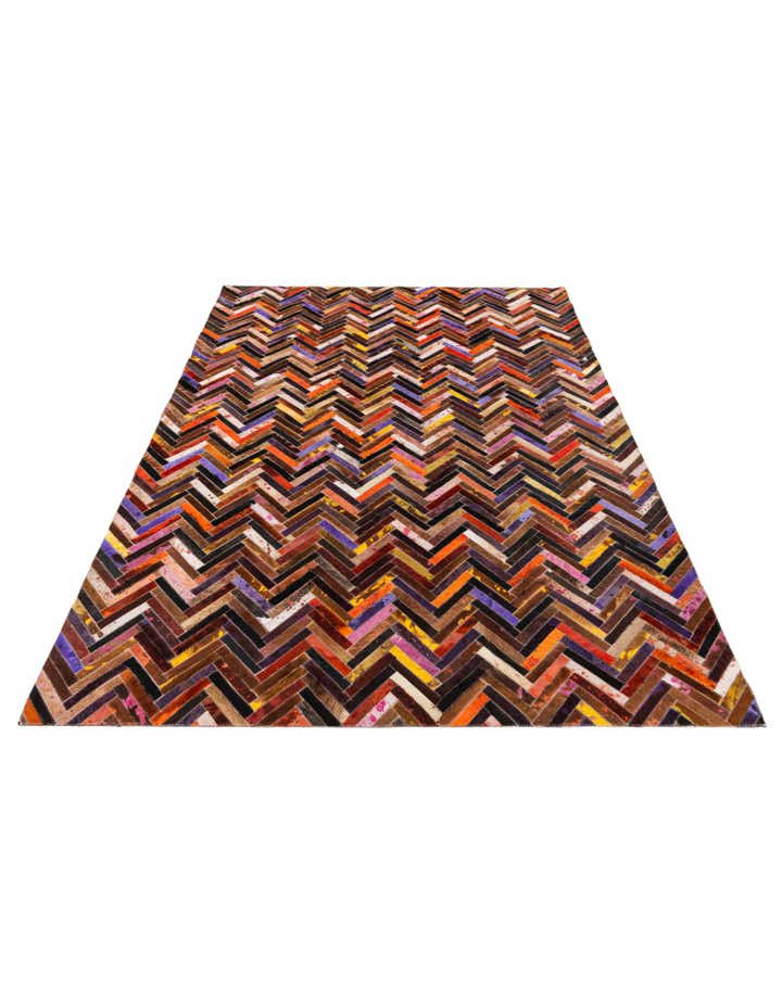 5' 5 x 7' 6 Cowhide Stocks Rug