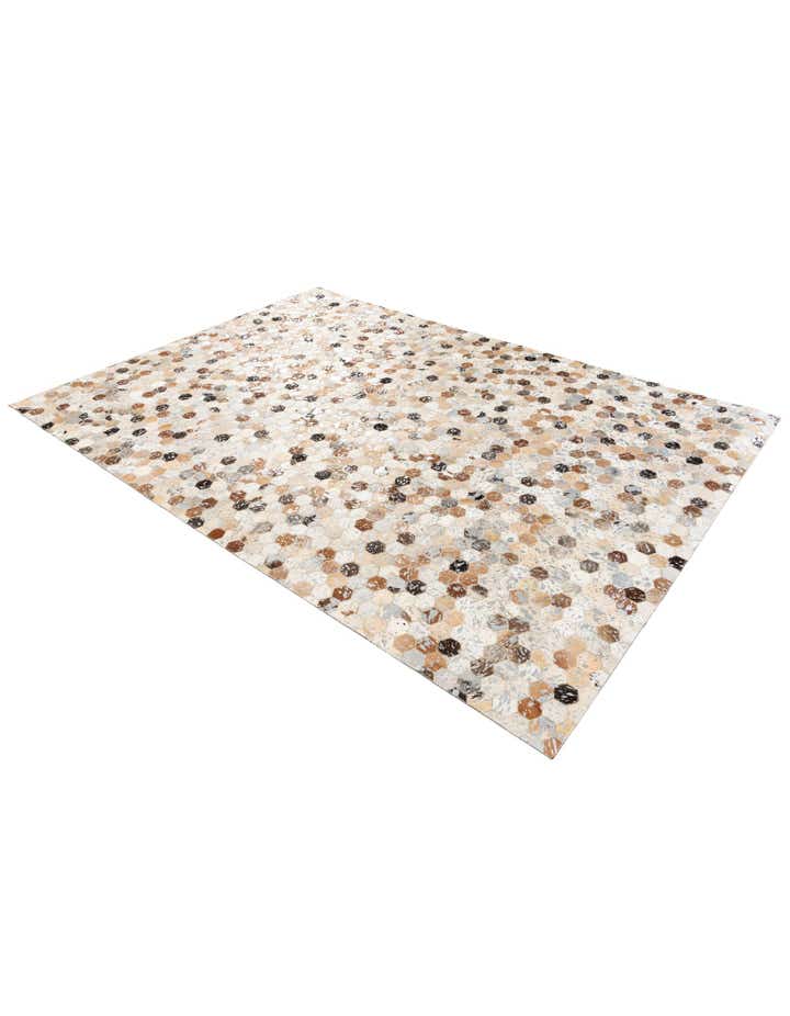 5' 3 x 7' 6 Cowhide Stocks Rug