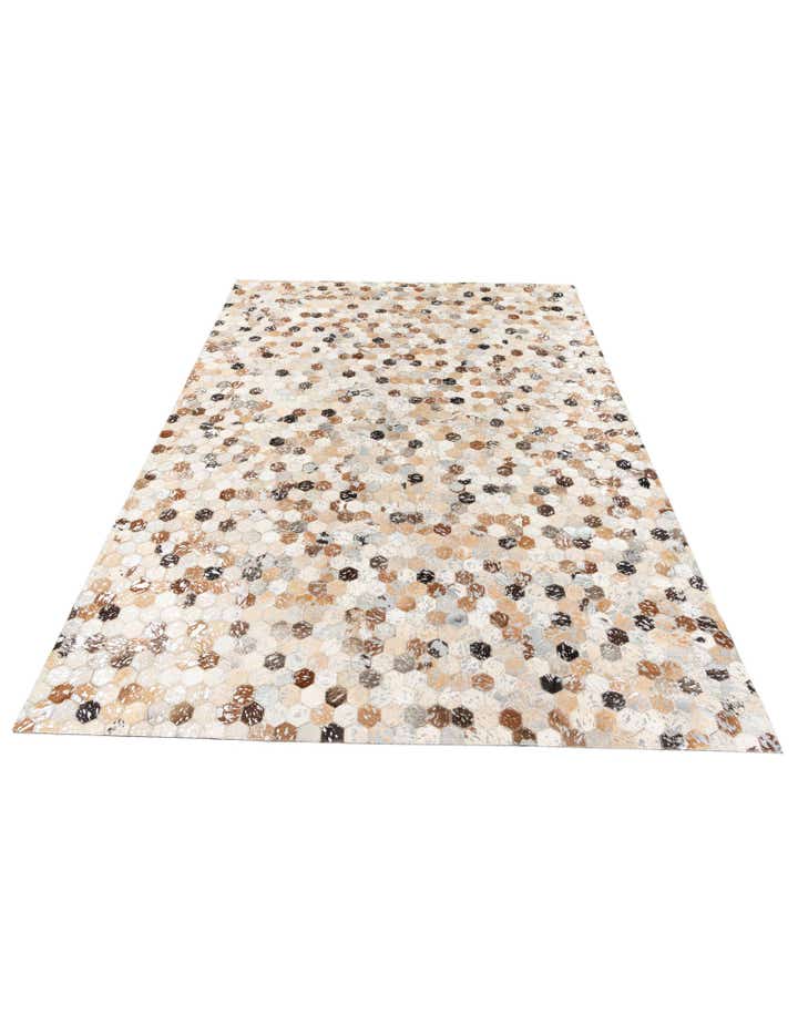 5' 3 x 7' 6 Cowhide Stocks Rug