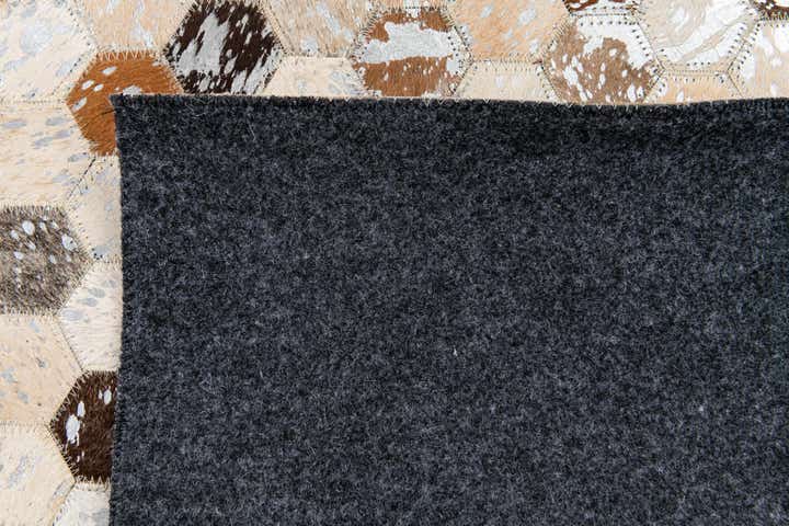 5' 3 x 7' 6 Cowhide Stocks Rug