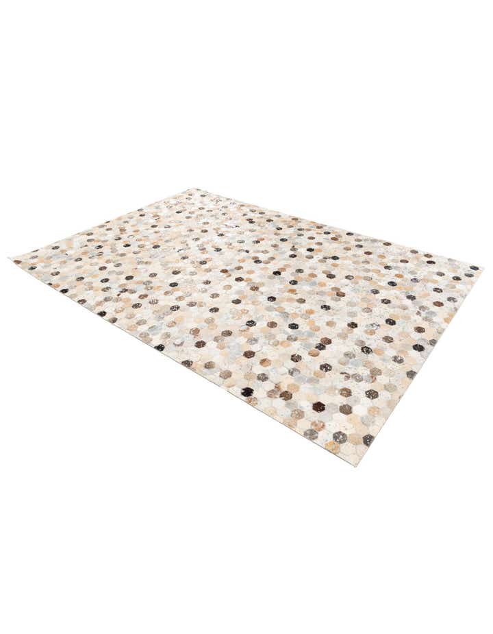 5' 3 x 7' 9 Cowhide Stocks Rug