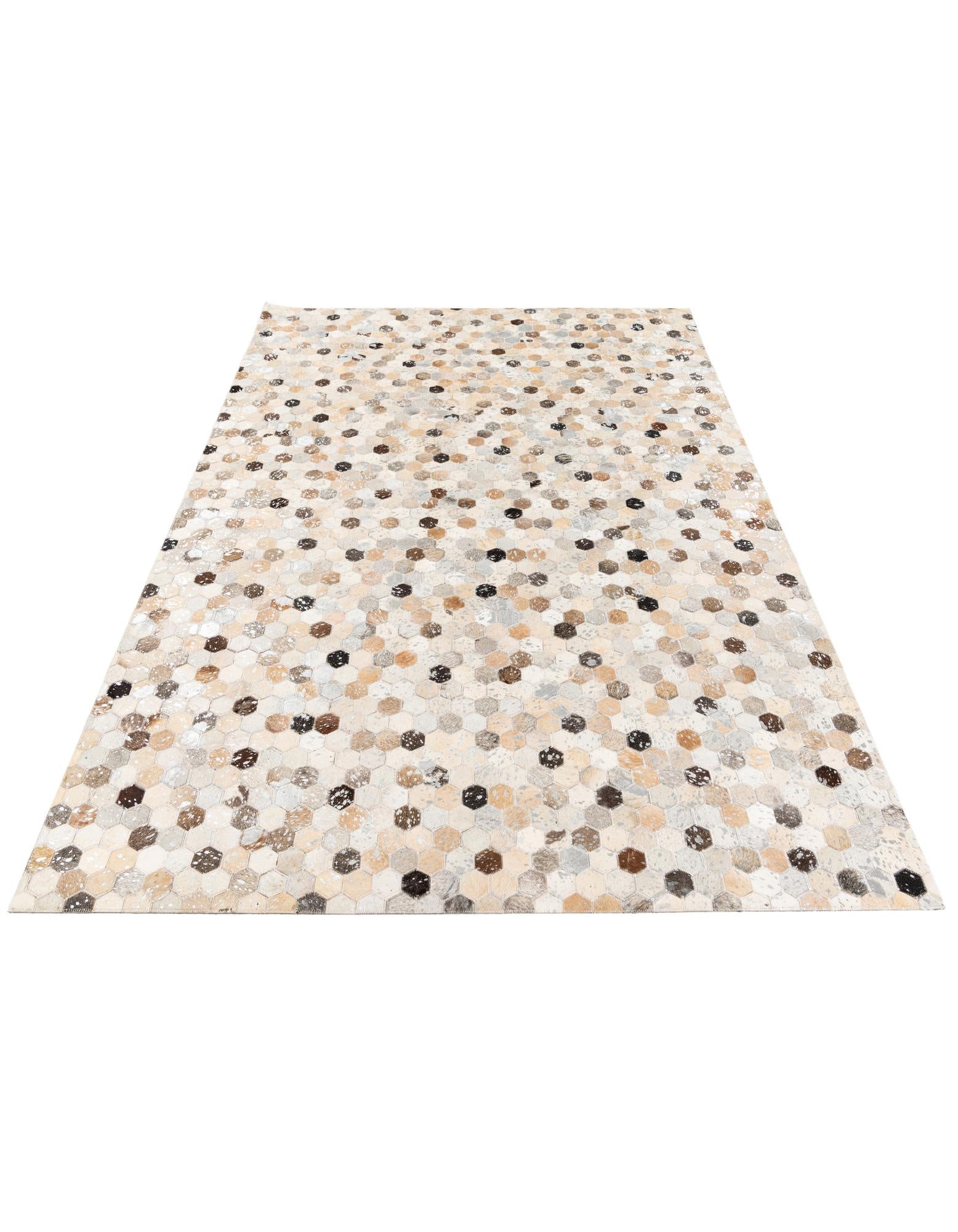 5' 3 x 7' 9 Cowhide Stocks Rug