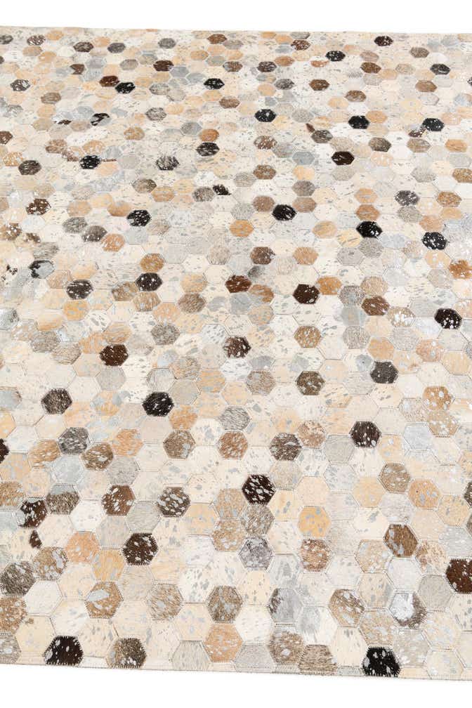 5' 3 x 7' 9 Cowhide Stocks Rug