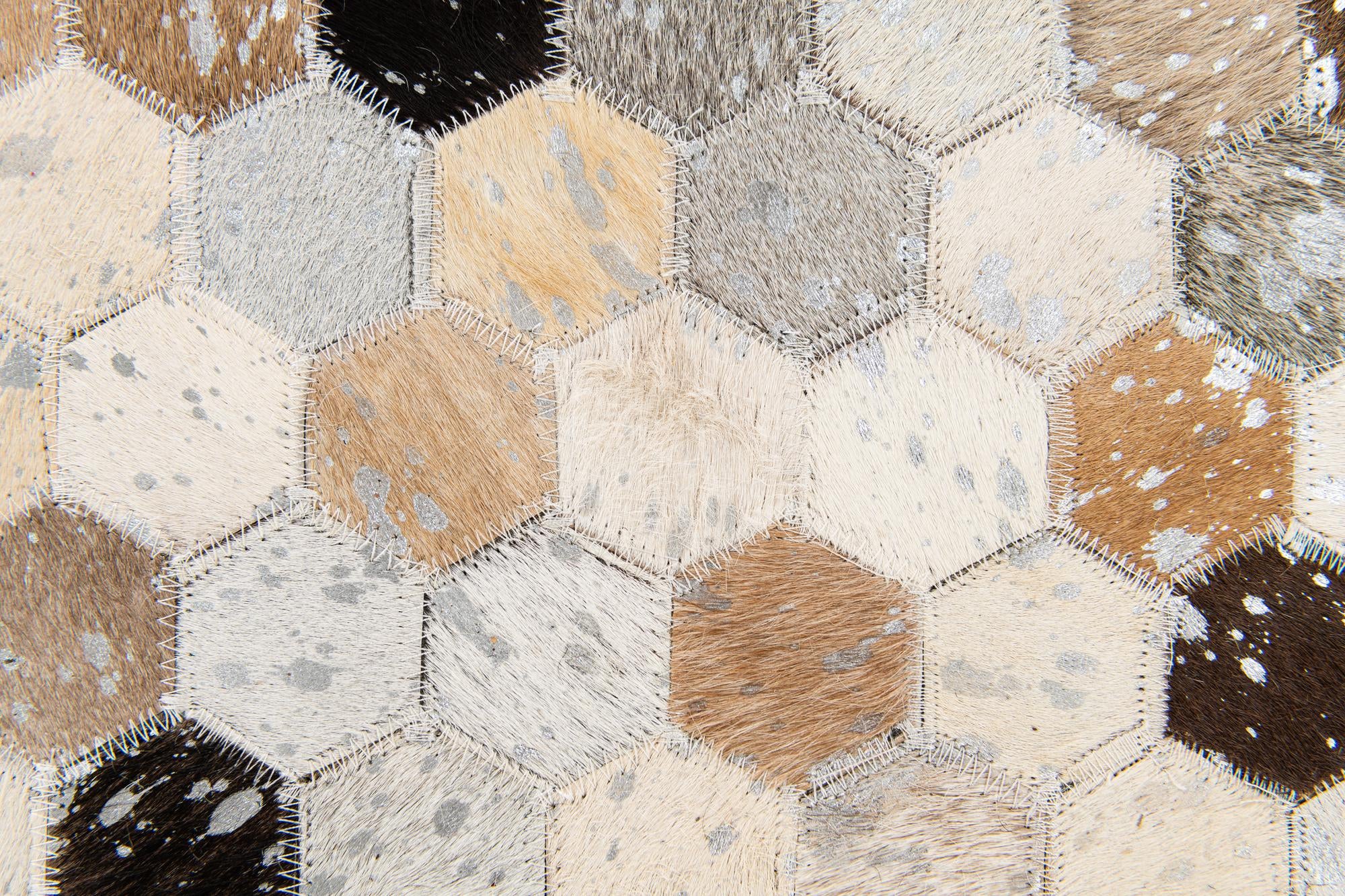 5' 3 x 7' 9 Cowhide Stocks Rug