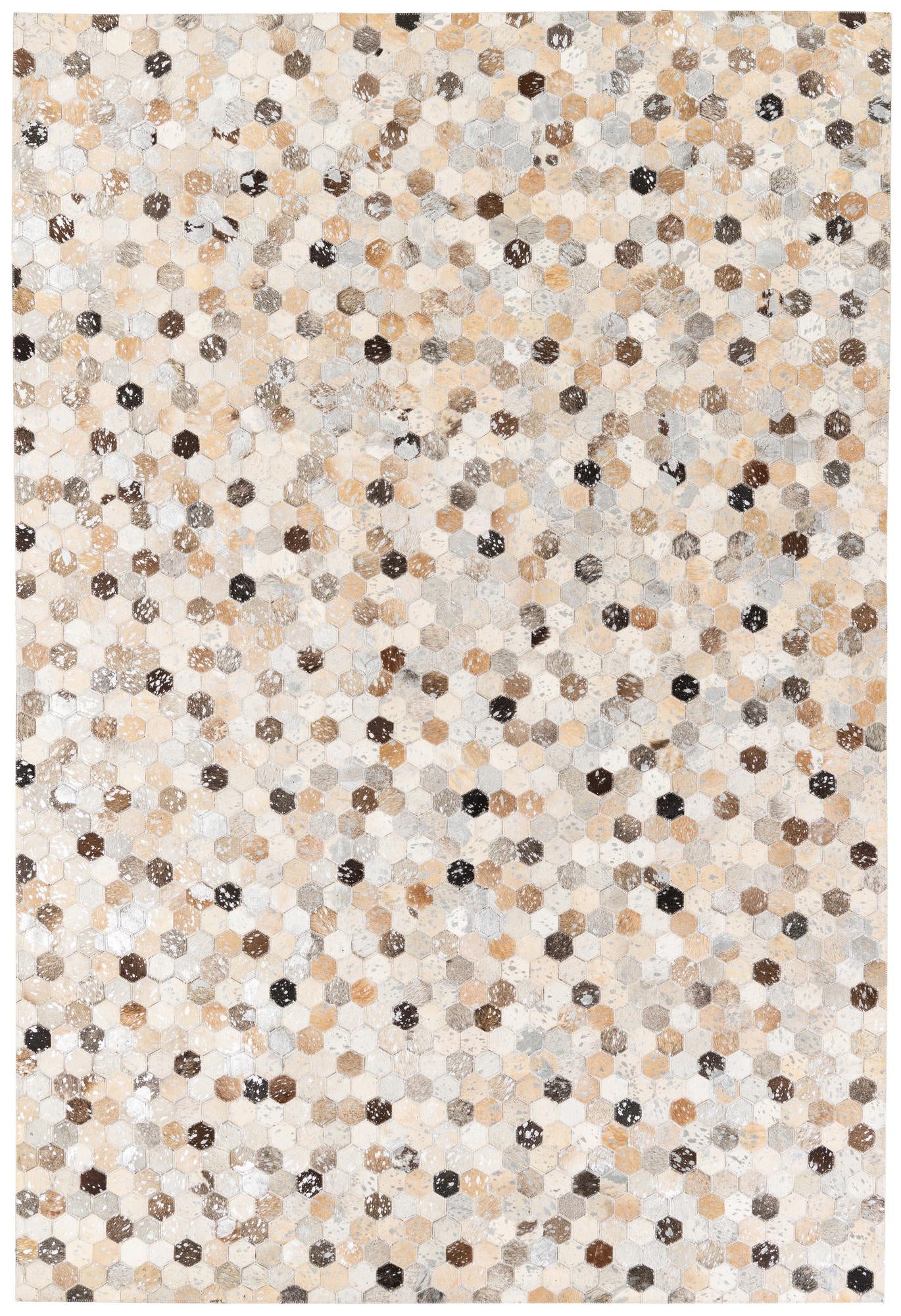 5' 3 x 7' 9 Cowhide Stocks Rug