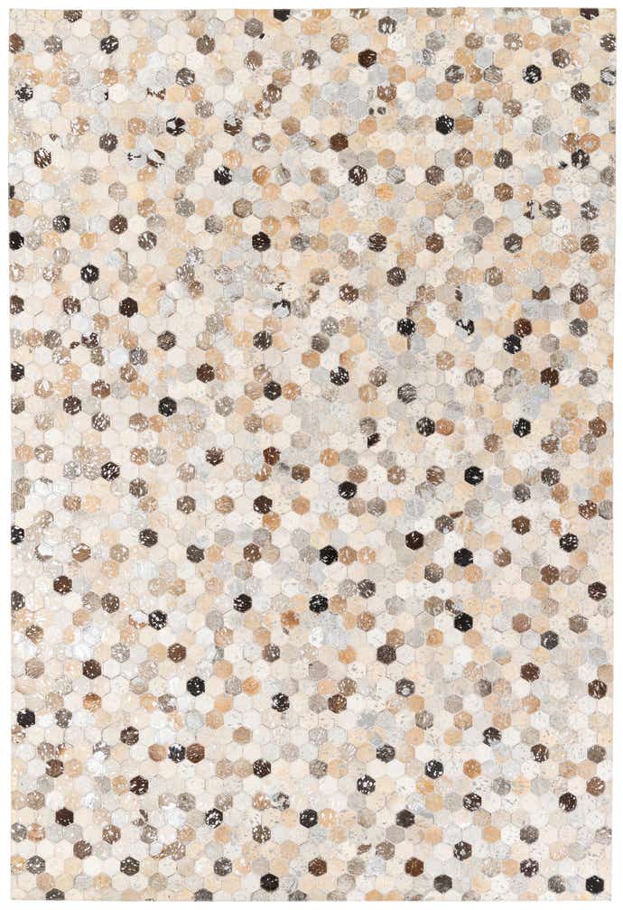 5' 3 x 7' 9 Cowhide Stocks Rug