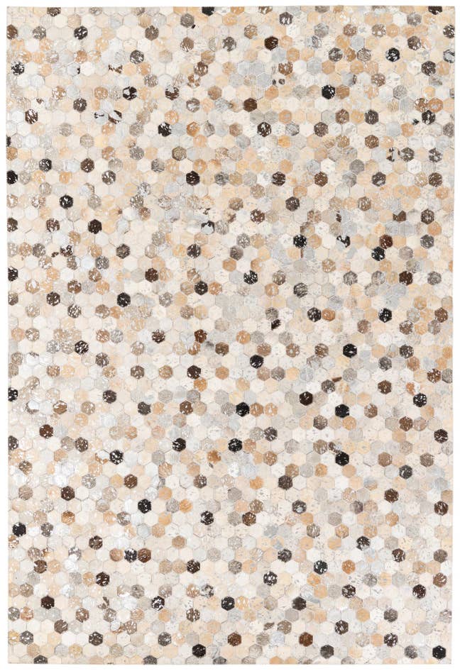 Detail image of 5' 3 x 7' 9 Cowhide Stocks Rug