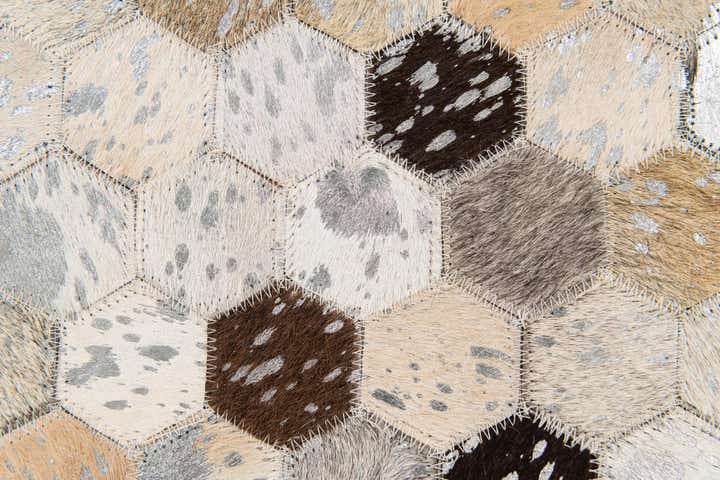 5' 4 x 7' 6 Cowhide Stocks Rug