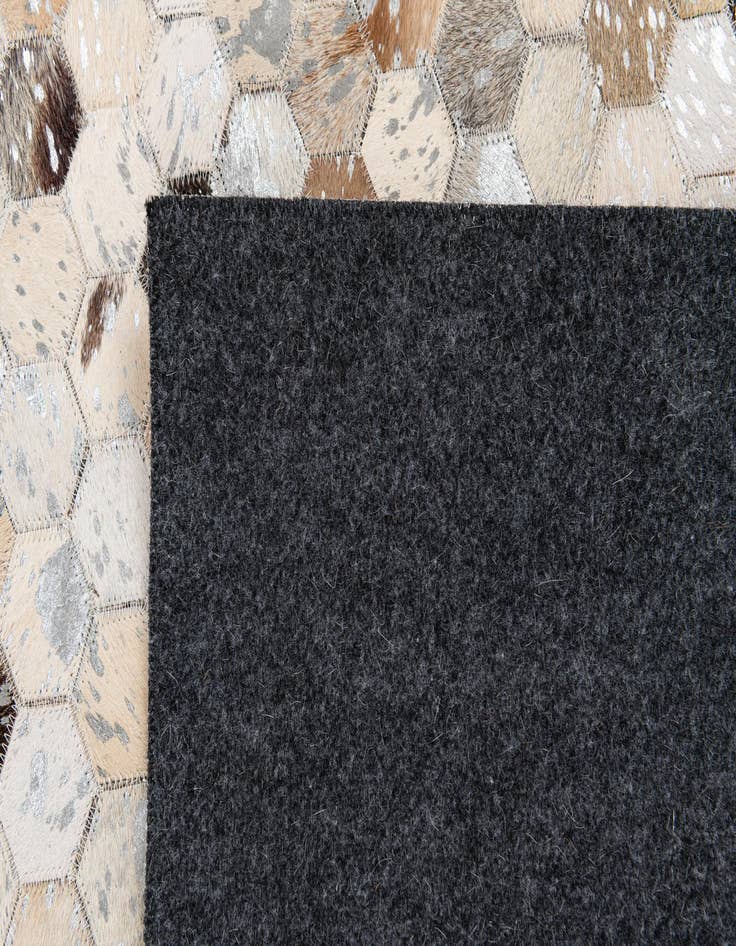Detail image of 5' 4 x 7' 6 Cowhide Stocks Rug