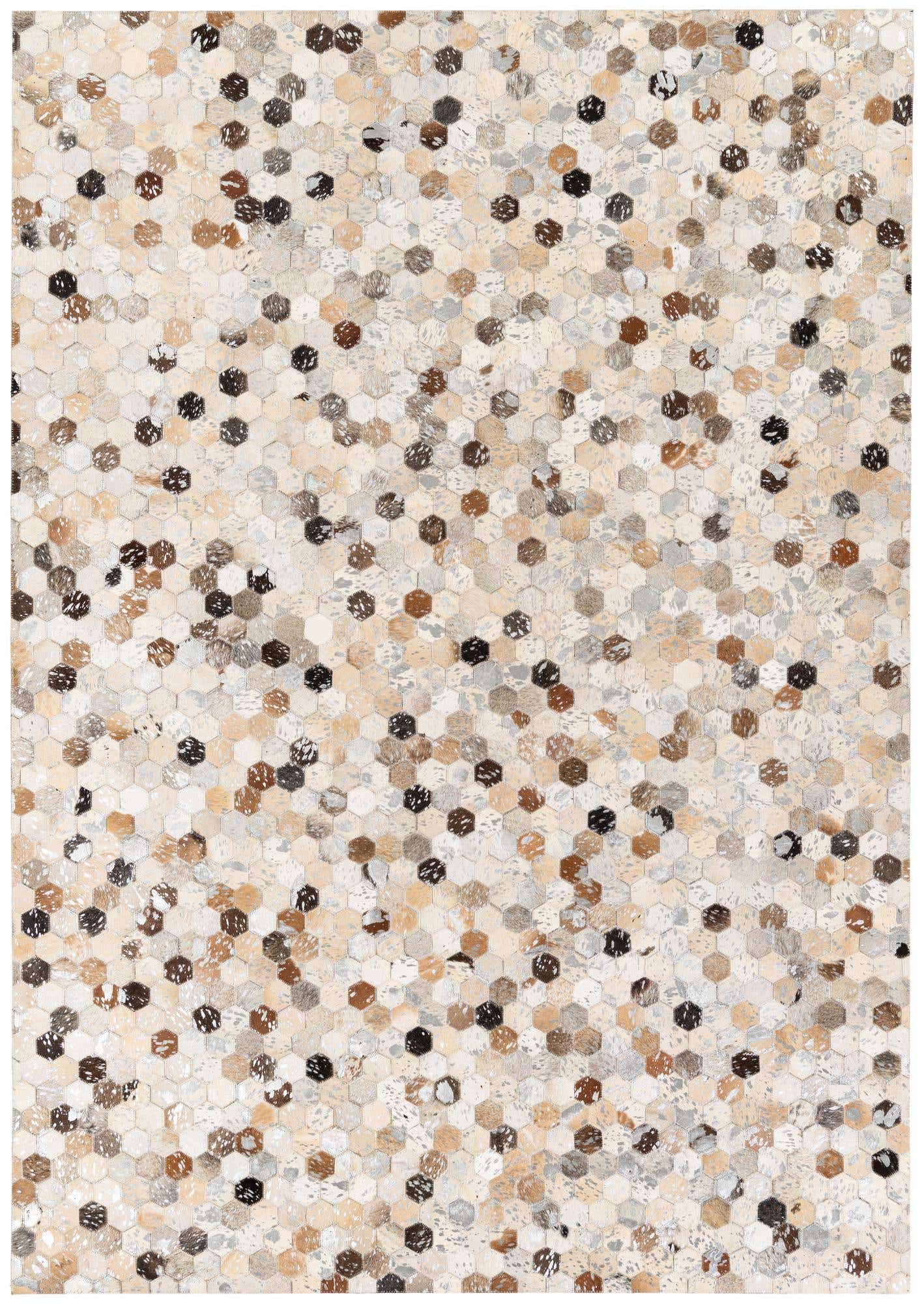 5' 4 x 7' 6 Cowhide Stocks Rug