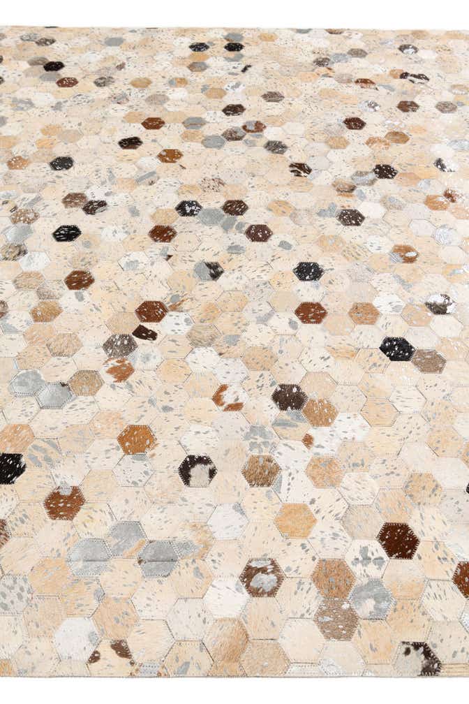 5' 4 x 7' 7 Cowhide Stocks Rug