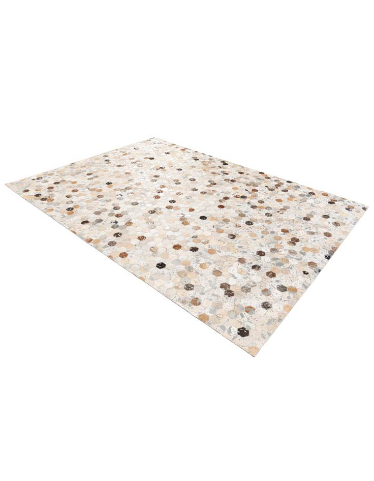 Detail image of 5' 4 x 7' 5 Cowhide Stocks Rug