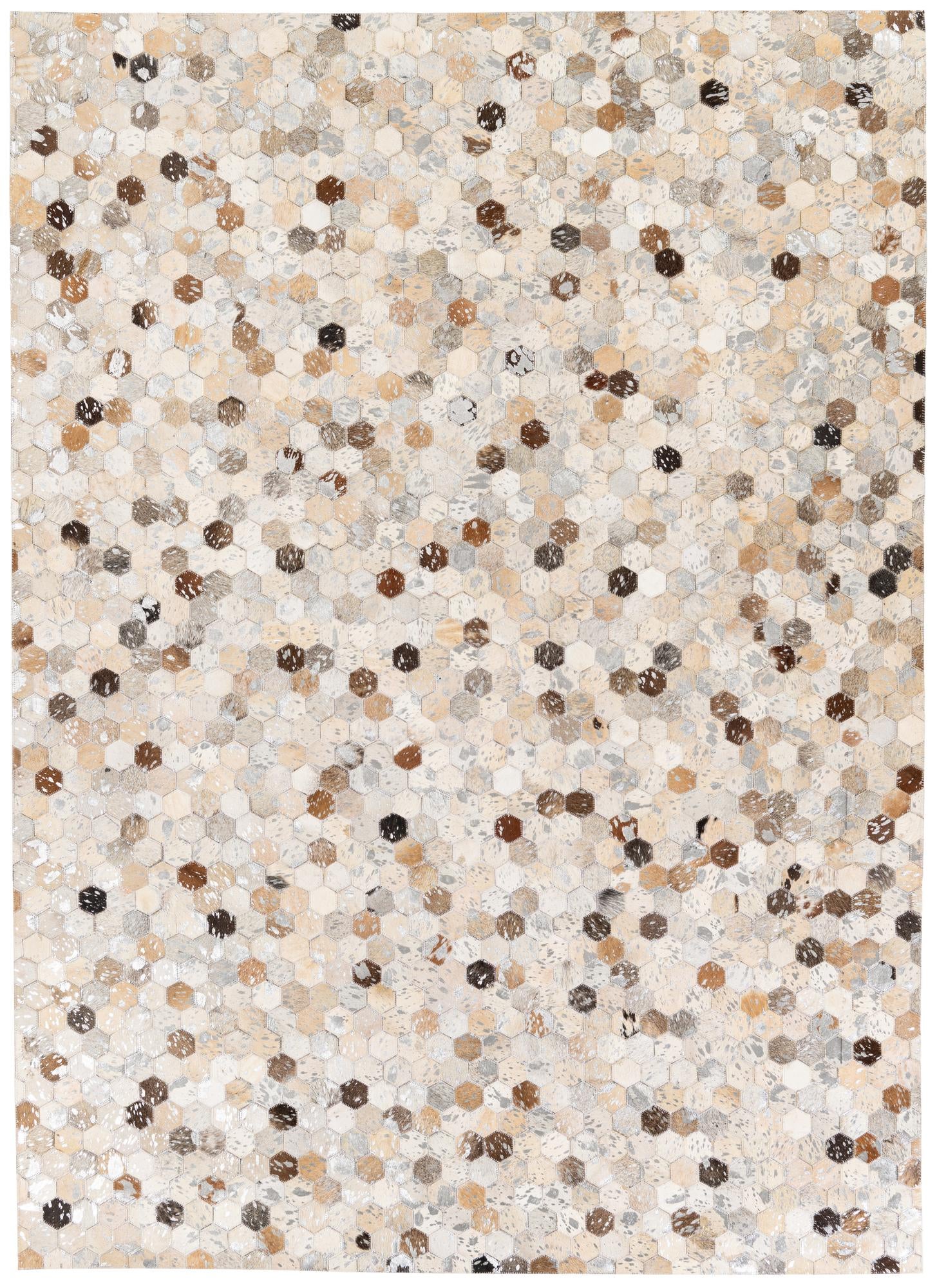 5' 4 x 7' 5 Cowhide Stocks Rug