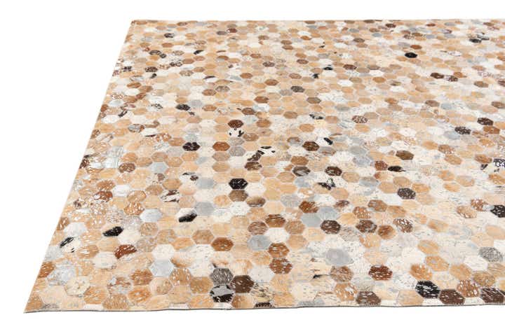 5' 4 x 7' 7 Cowhide Stocks Rug