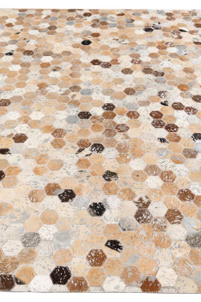 5' 4 x 7' 7 Cowhide Stocks Rug