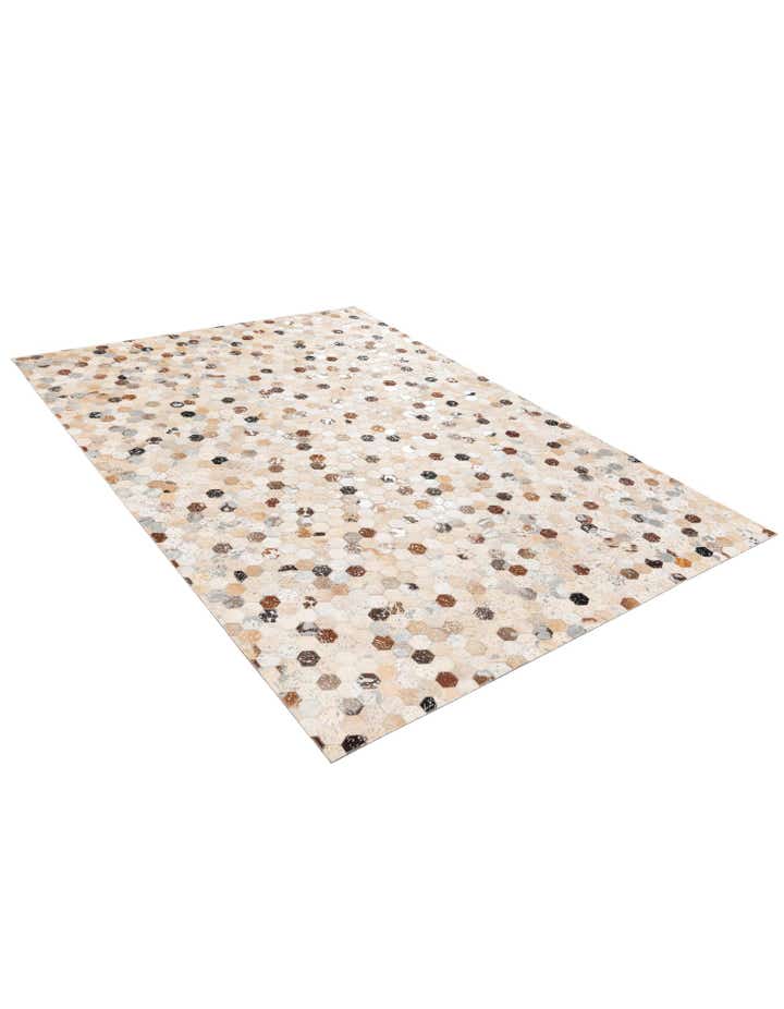 5' 4 x 7' 7 Cowhide Stocks Rug