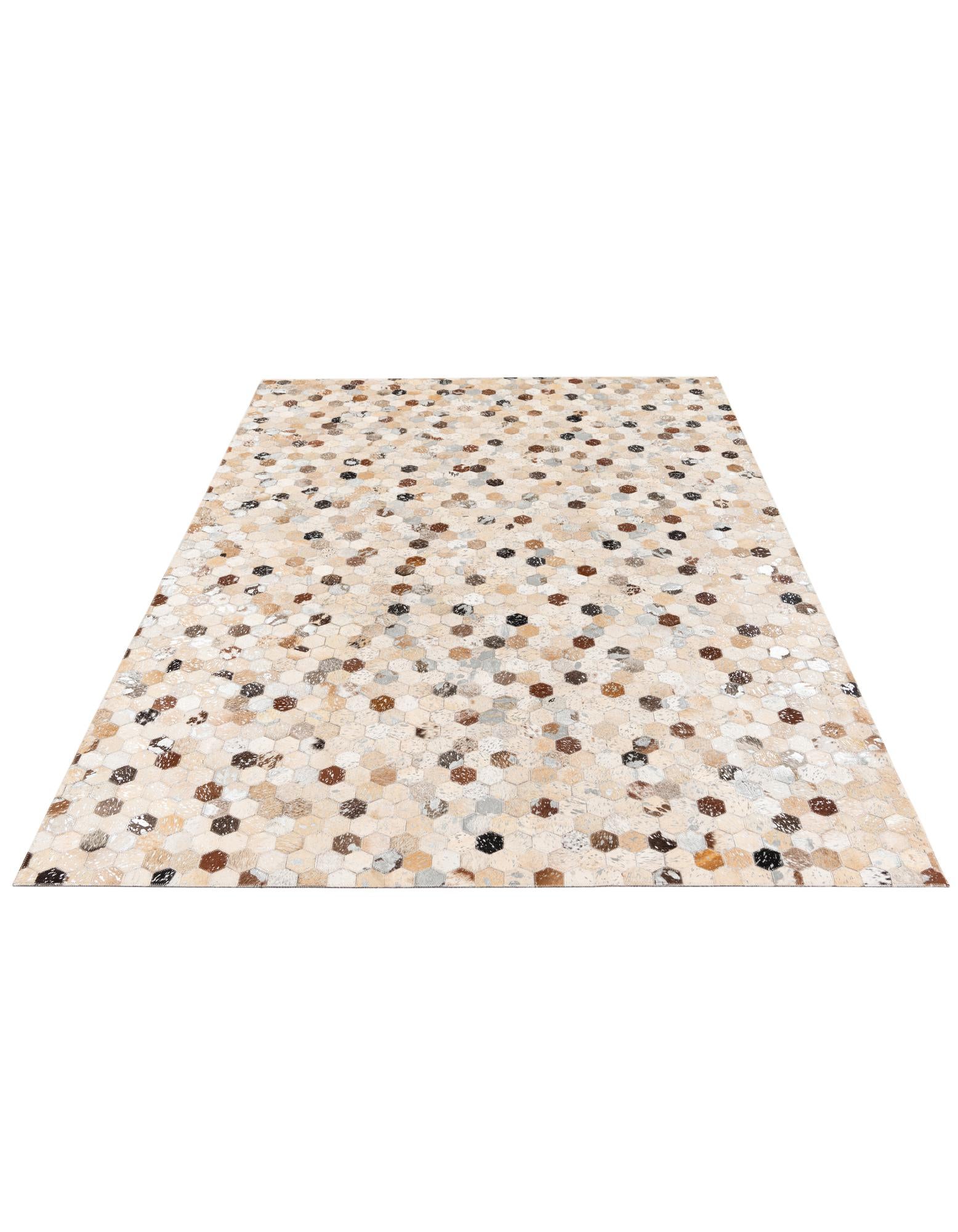 5' 4 x 7' 7 Cowhide Stocks Rug