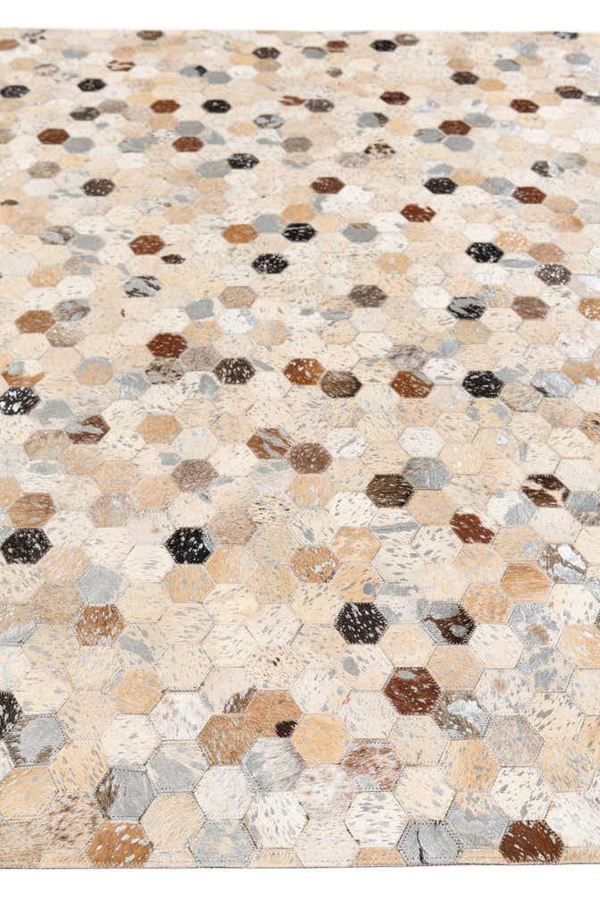 5' 4 x 7' 7 Cowhide Stocks Rug