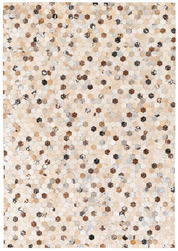 5' 4 x 7' 7 Cowhide Stocks Rug