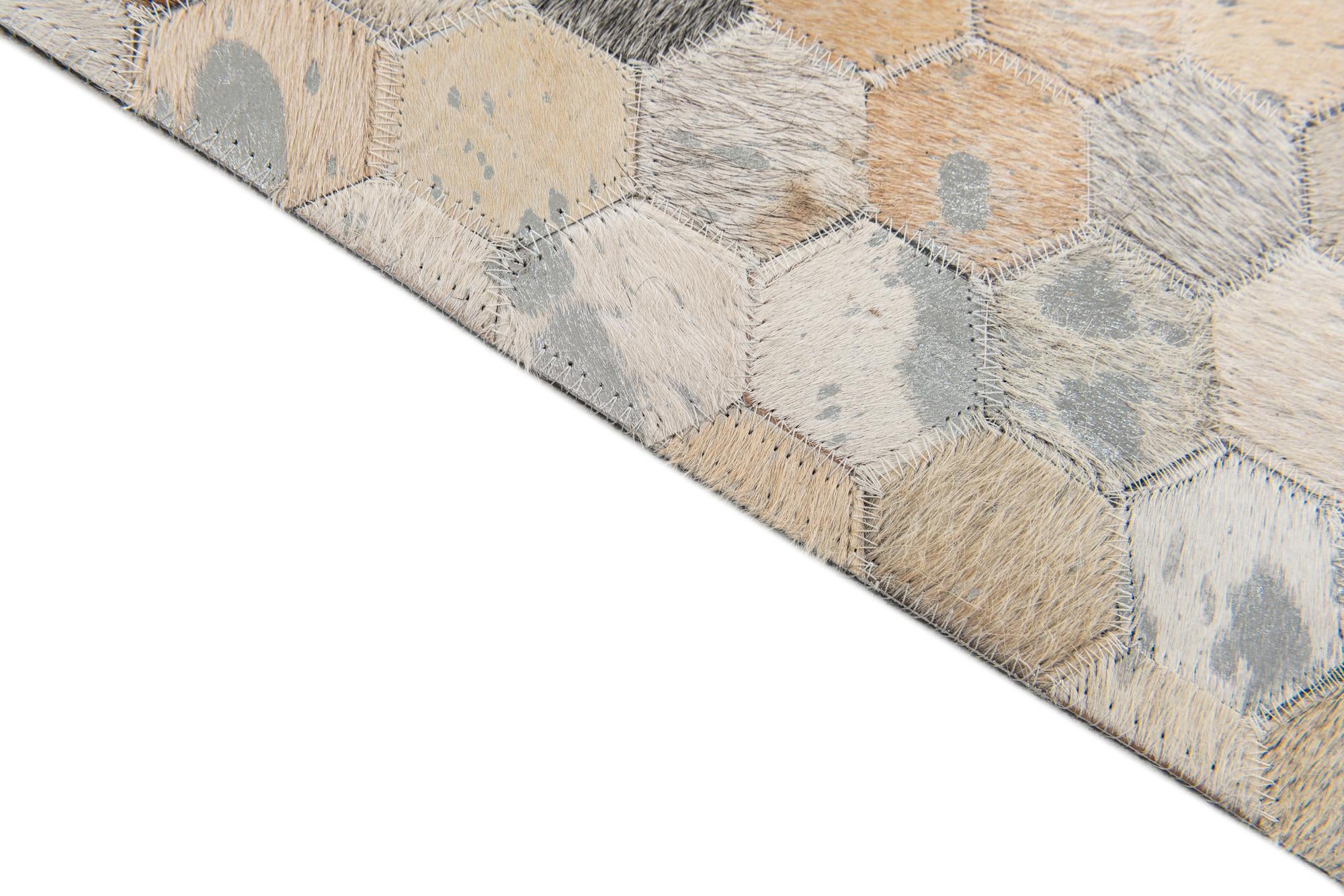5' 1 x 8' 1 Cowhide Stocks Rug