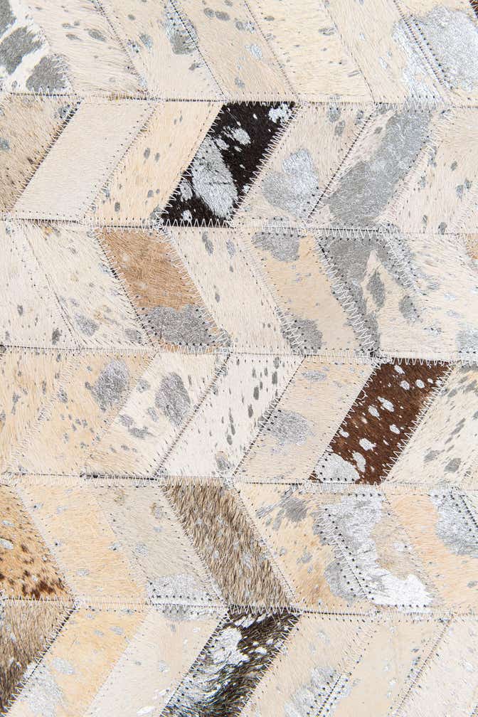 5' 1 x 8' 1 Cowhide Stocks Rug