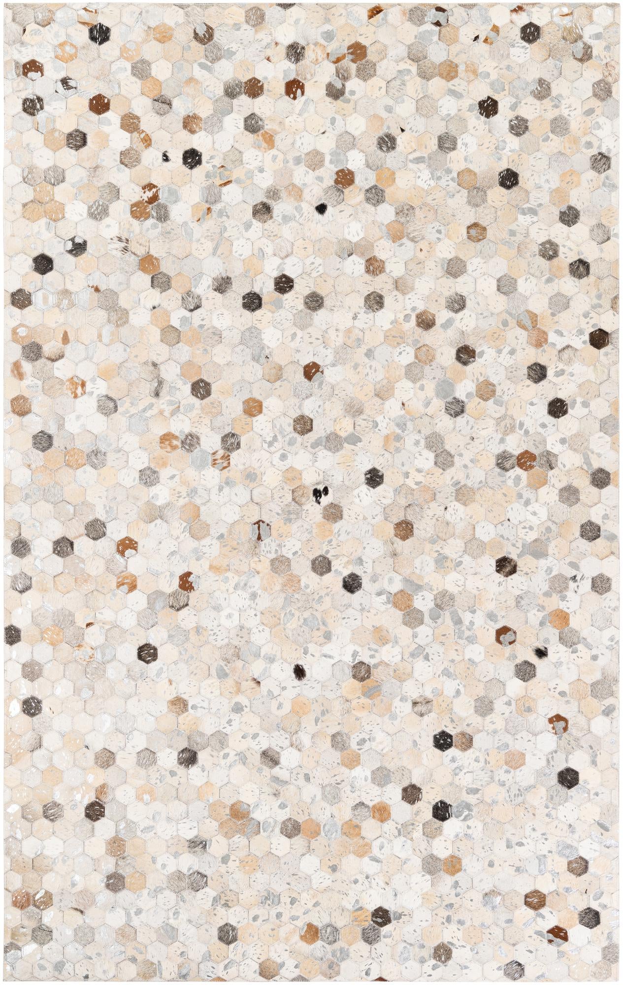 5' 1 x 8' 1 Cowhide Stocks Rug
