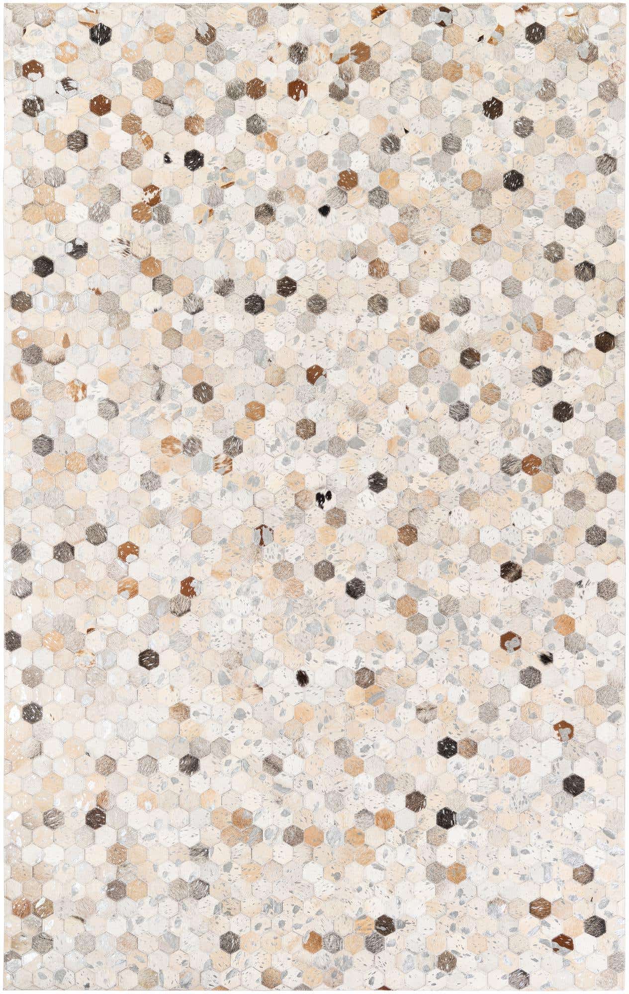 5' 1 x 8' 1 Cowhide Stocks Rug