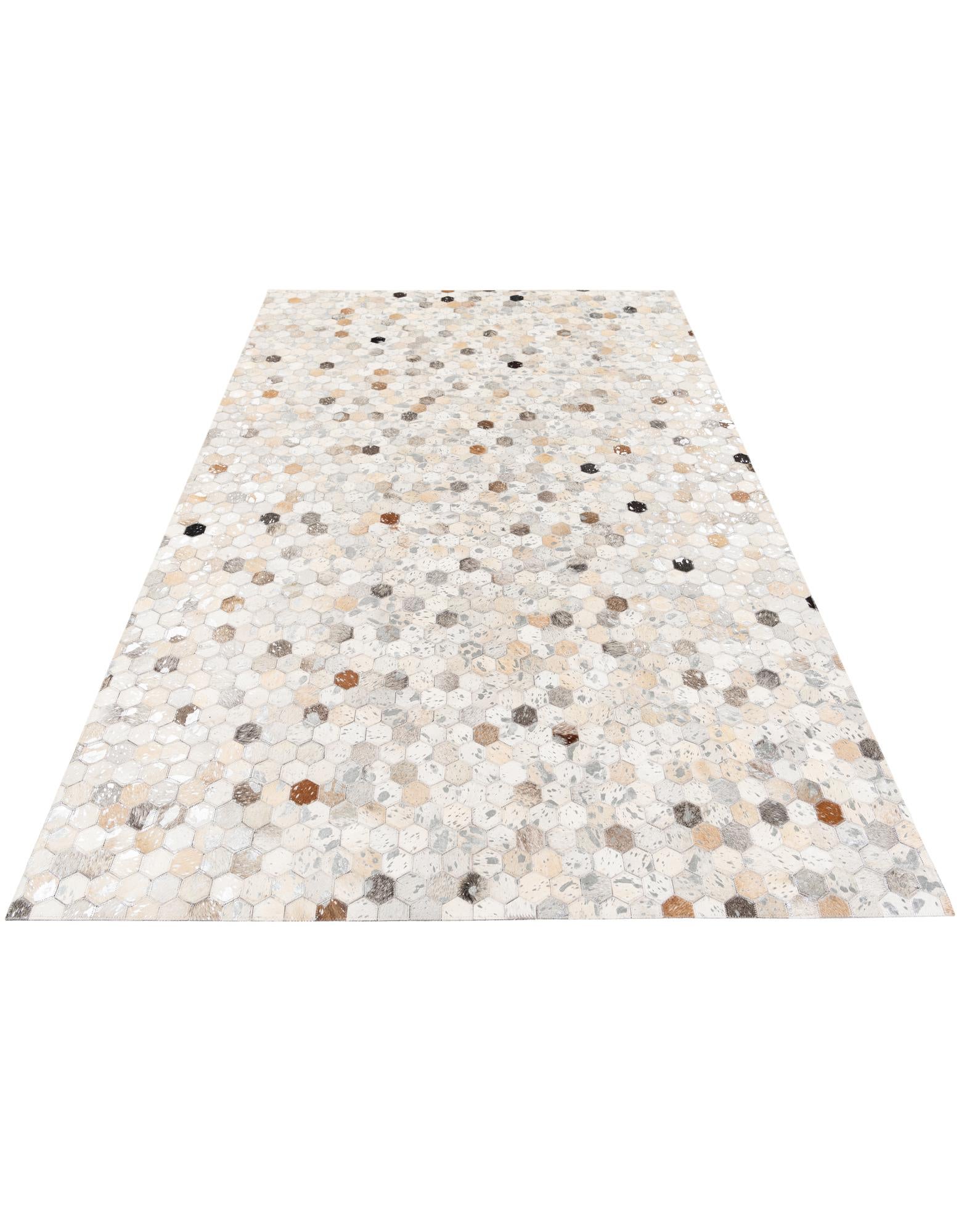 5' 2 x 8' Cowhide Stocks Rug