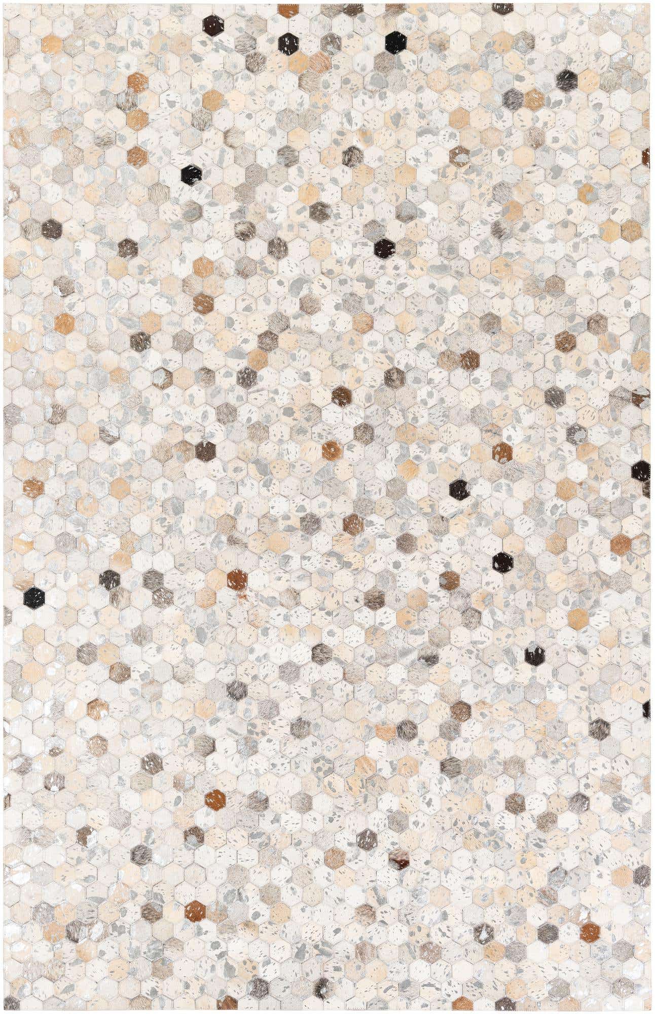 5' 2 x 8' Cowhide Stocks Rug