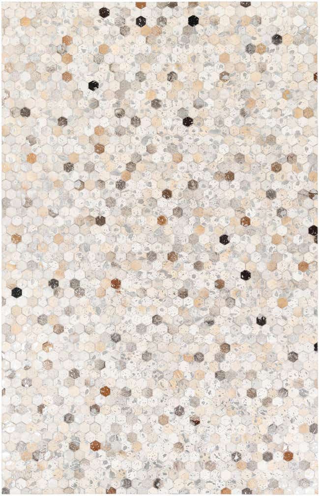 5' 2 x 8' Cowhide Stocks Rug